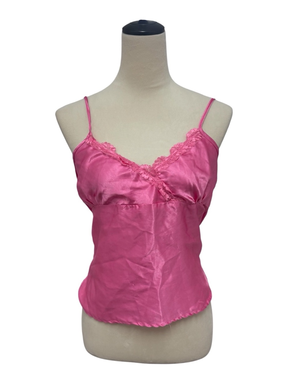 Audrey Lane Hot Pink Satin Cami